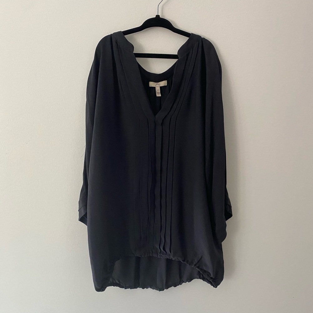 JOIE 100% Silk pleated blouse
